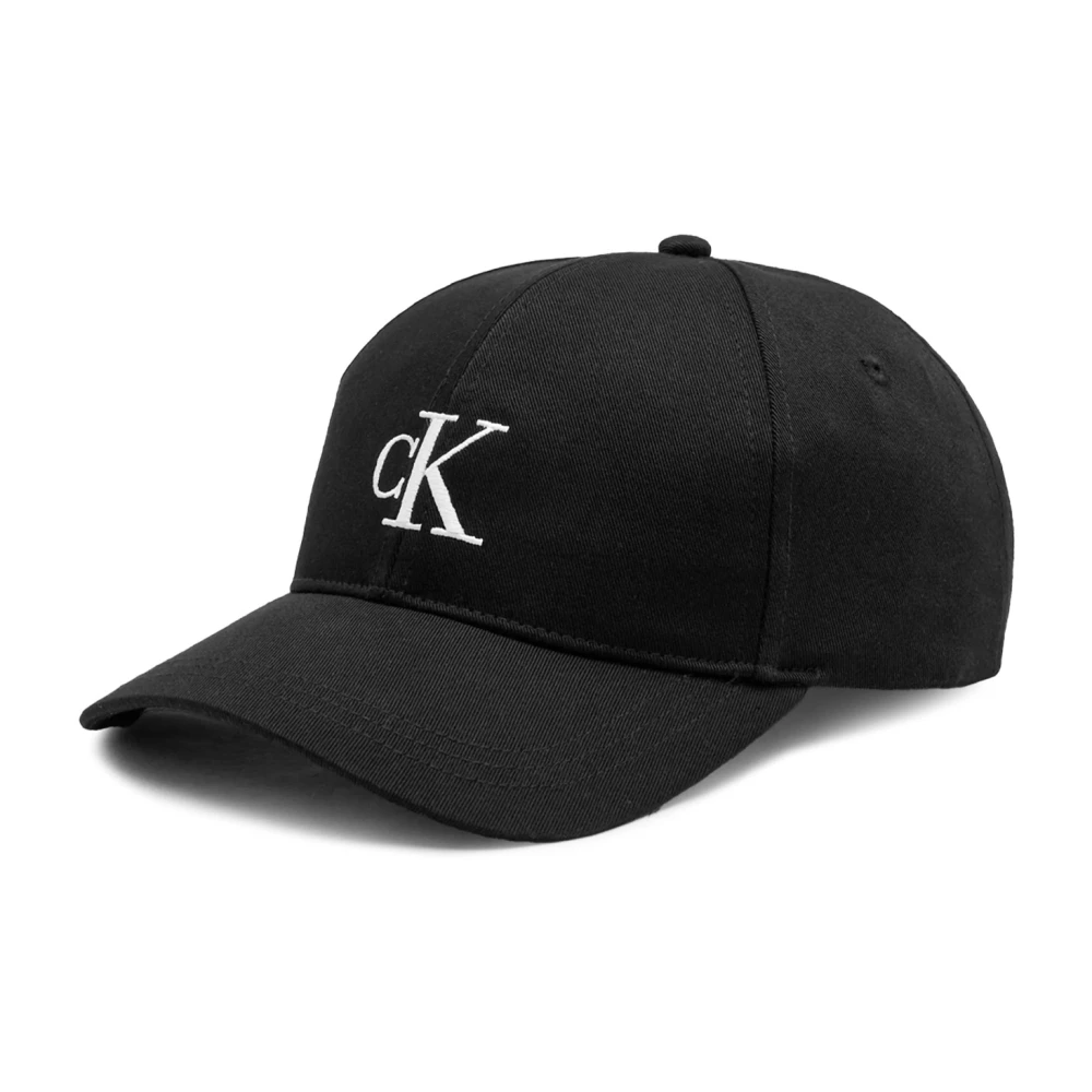Calvin Klein Monogram Embro Zonneklep Hoed Herfst Winter Black Heren