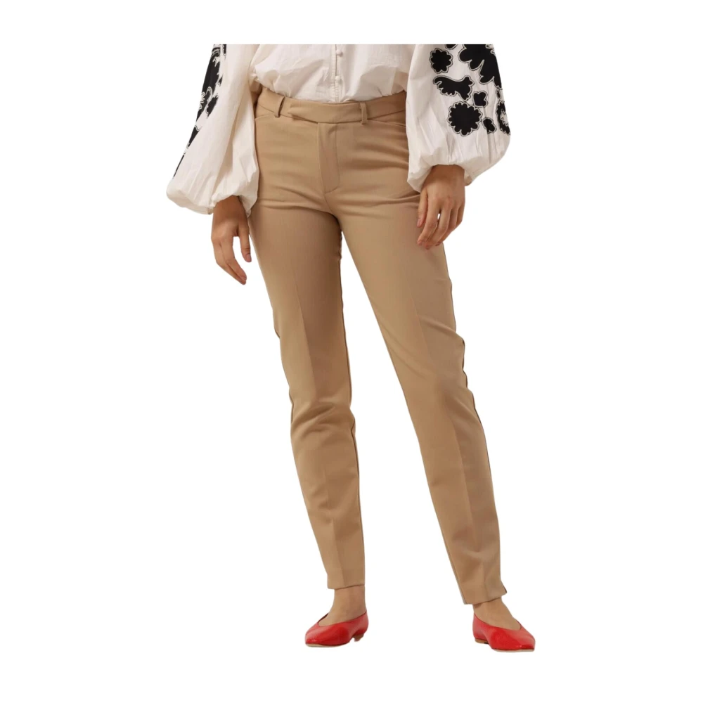 Aimée the Label Beige Phoebe Dames Broeken Beige Dames