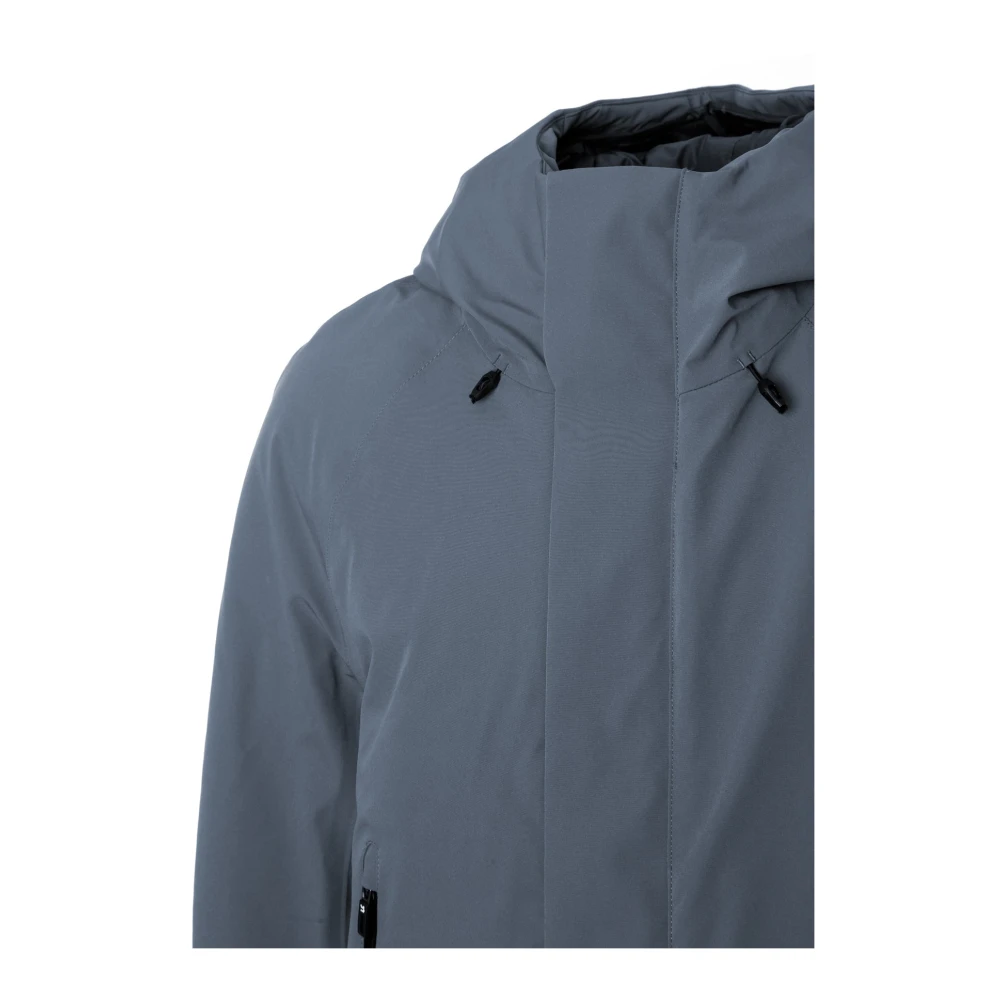 Krakatau Reflecterende winterparka met verstelbare capuchon Gray Heren