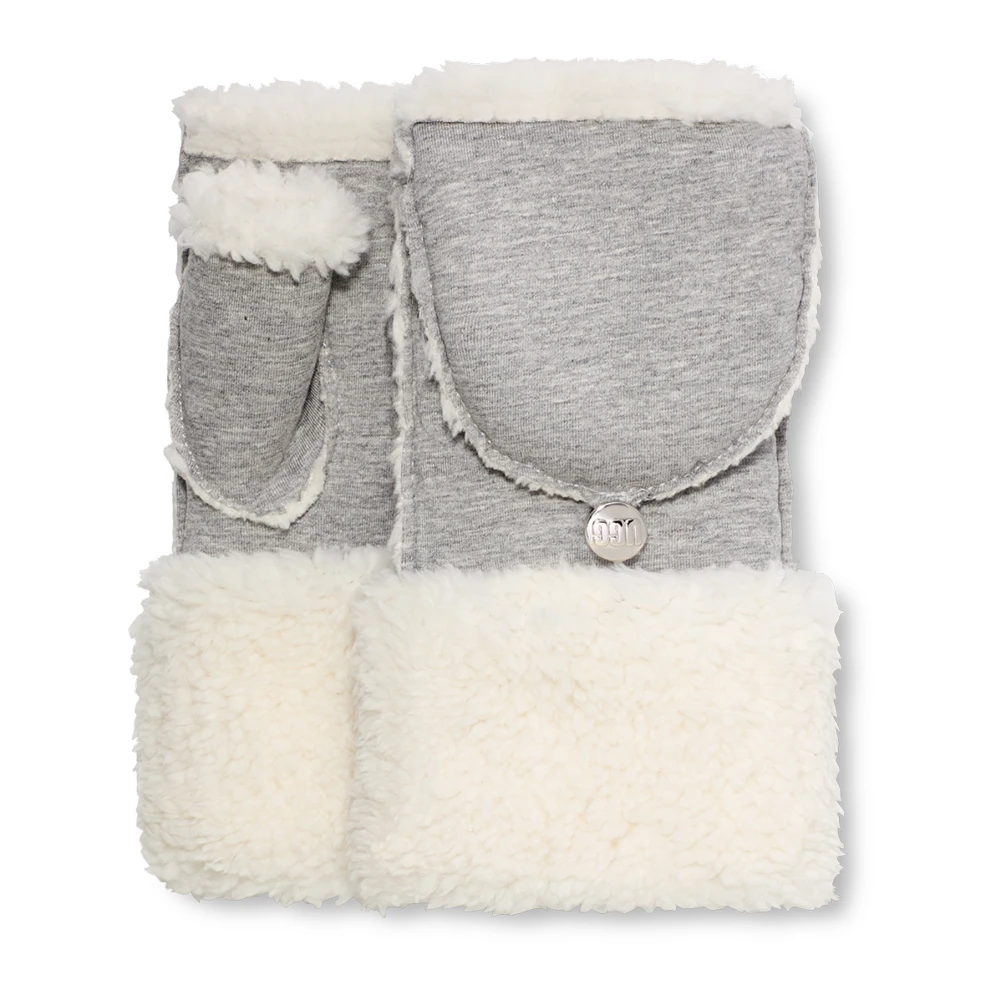 Ugg Bonded Fleece Flip Handschoenen Gray Dames