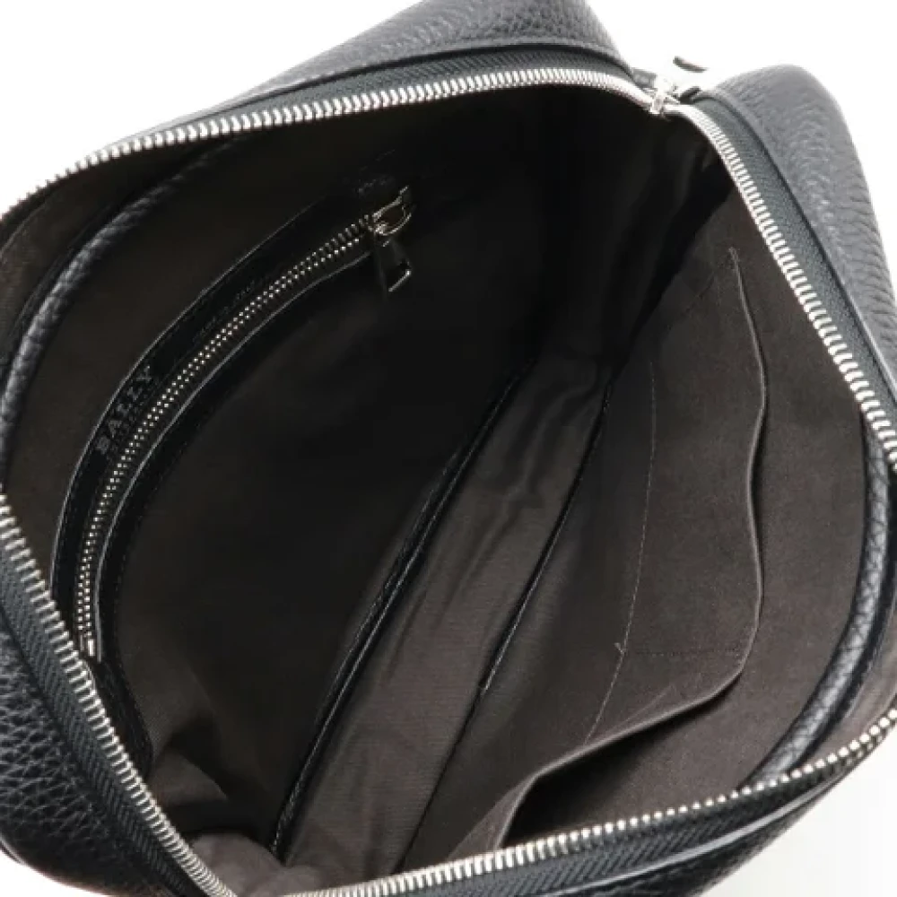 Bally Pre-owned Leather shoulder-bags Black Dames