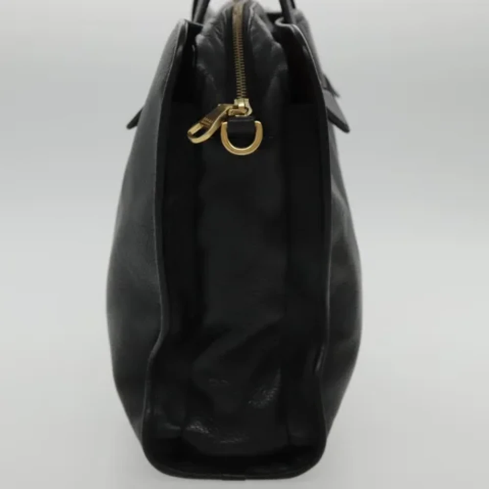 Loewe Pre-owned Leather handbags Black Dames