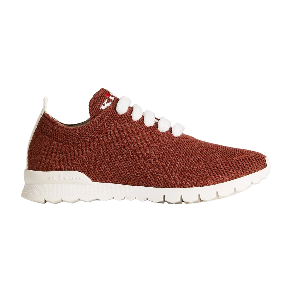 Kiton Kasjmier Gebreide Sneakers Dames Schoenen Bruin