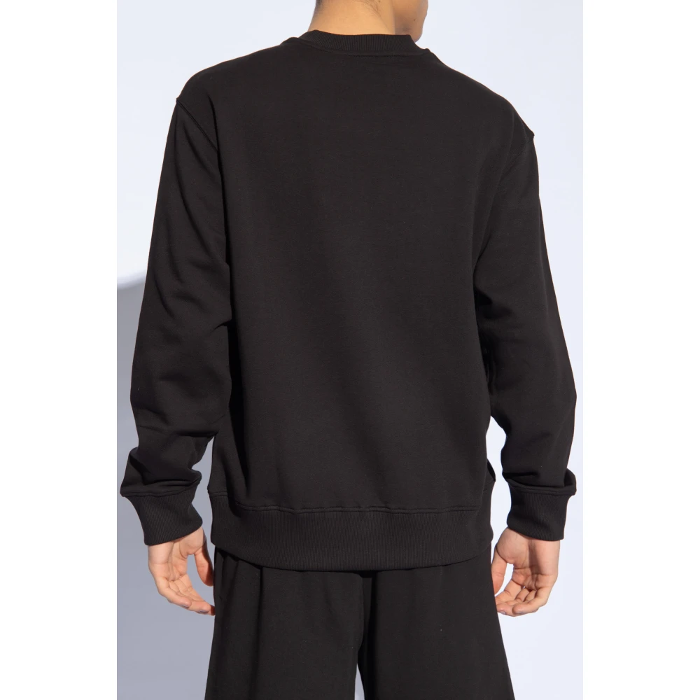 Versace Jeans Couture Bedrukte sweatshirt Black Heren