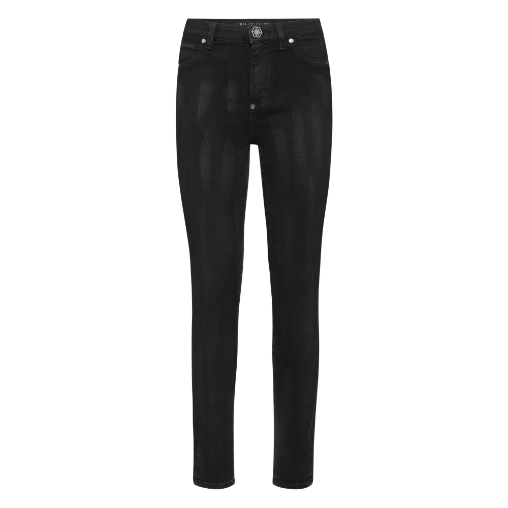 Philipp Plein Women's Black High Waist Jegging - Skinny Fit Jeans - W31 - Jeans