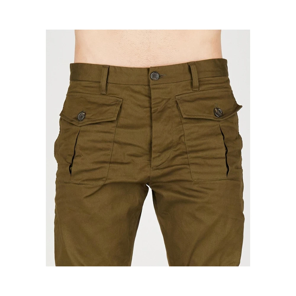Dsquared2 Ranger Chino Denim Broek Green Heren