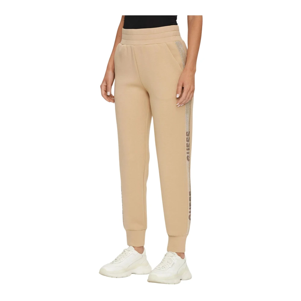 Guess Slim fit sweatpants met labelprints