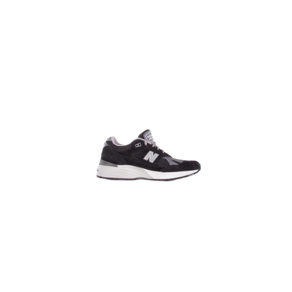 New Balance Men's Black Trainers, 4 Uk, Made In Uk 991V2
