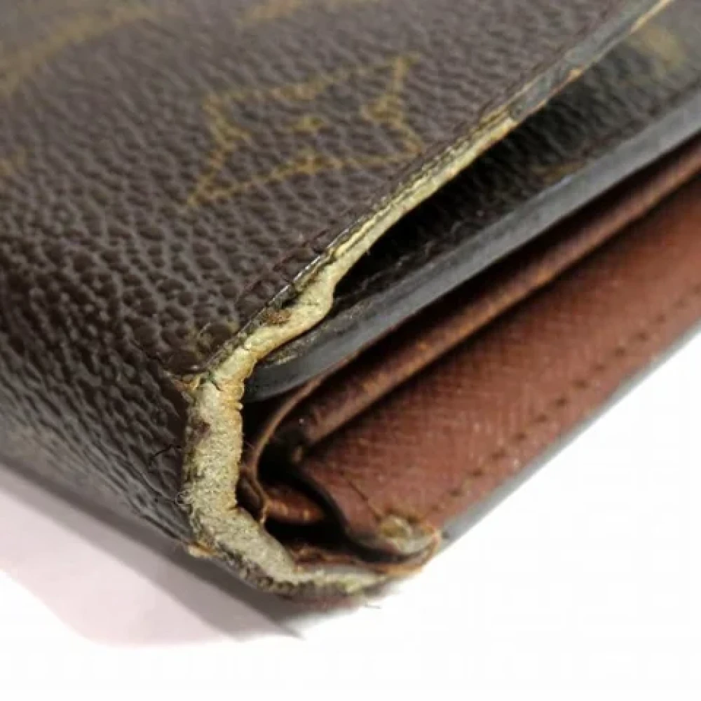 Louis Vuitton Vintage Pre-owned Canvas wallets Brown Dames