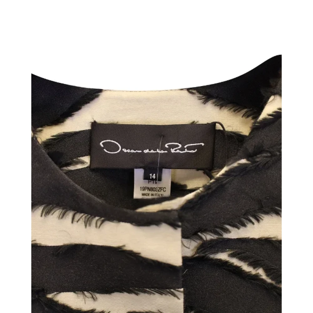 Oscar De La Renta Silk outerwear Multicolor Dames