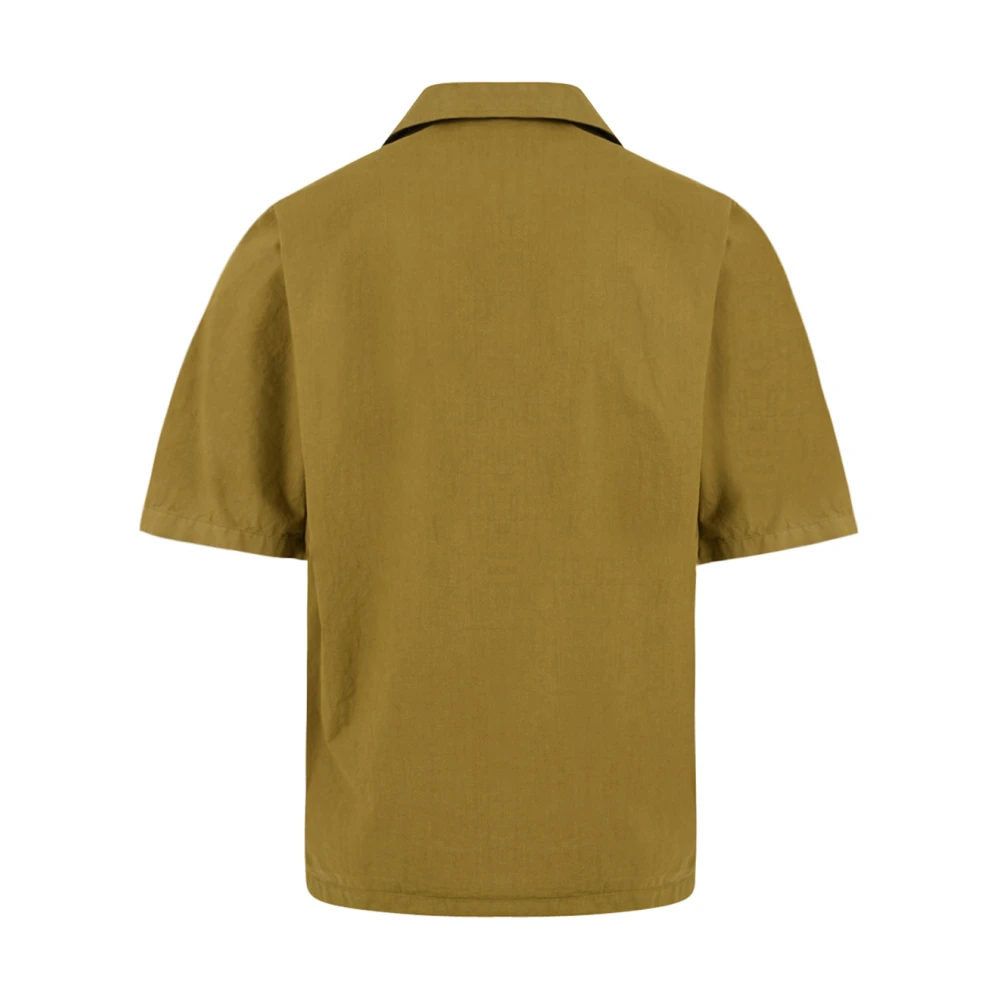 Aspesi Short Sleeve Shirts Brown Heren