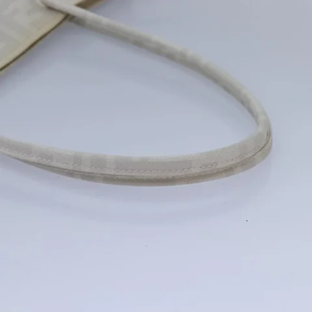 Fendi Vintage Pre-owned Canvas handbags White Dames