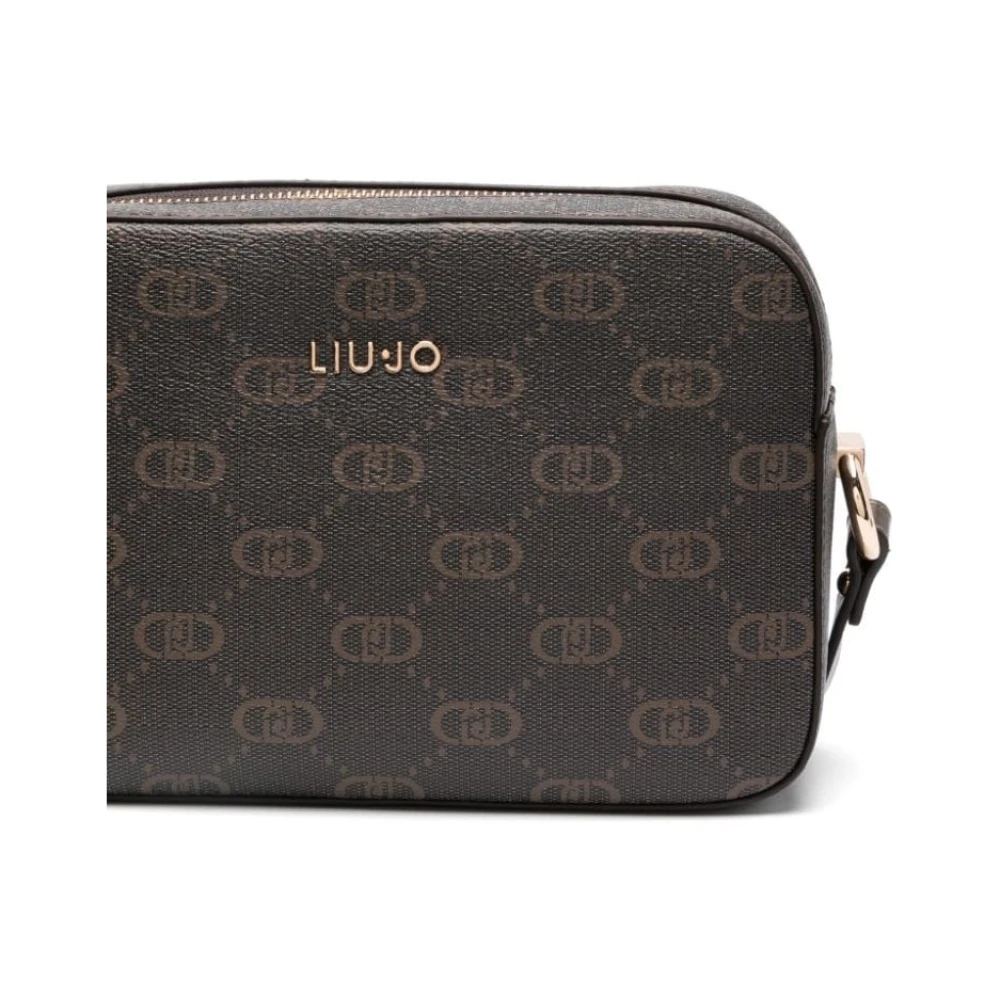 Liu Jo Bruine Eco Leren Logotas Brown Dames