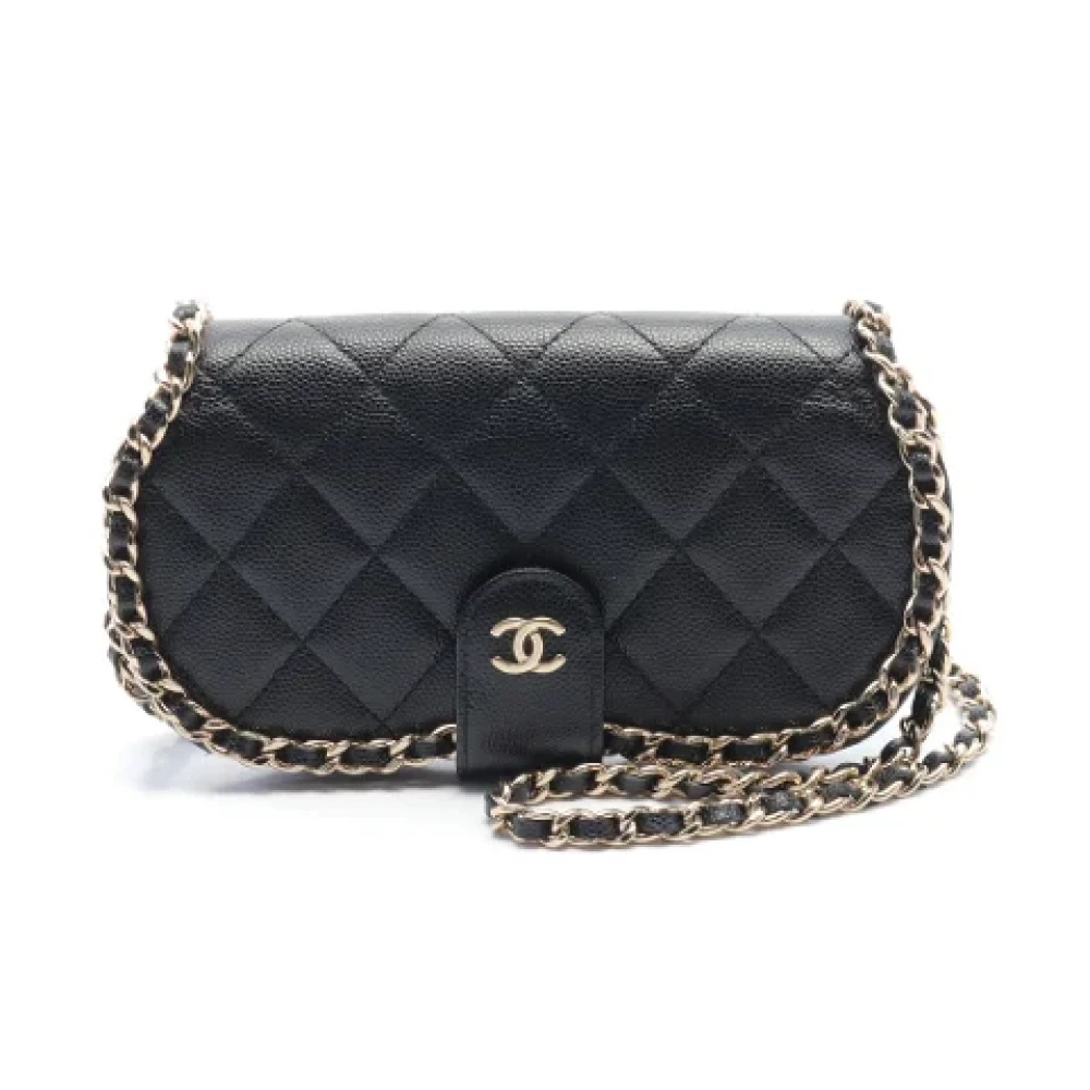 Chanel Vintage Pre-owned Fabric chanel-bags Black Dames