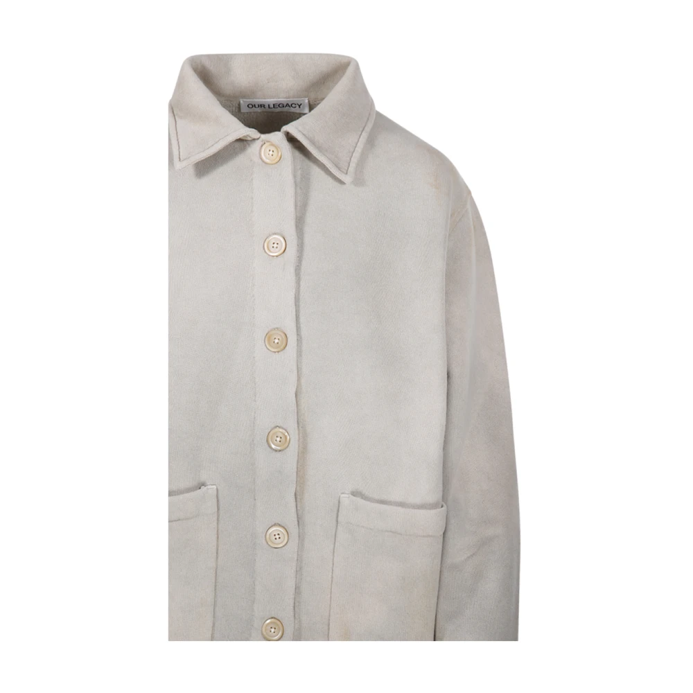 Our Legacy Fleece Lodge Vest Beige Dames