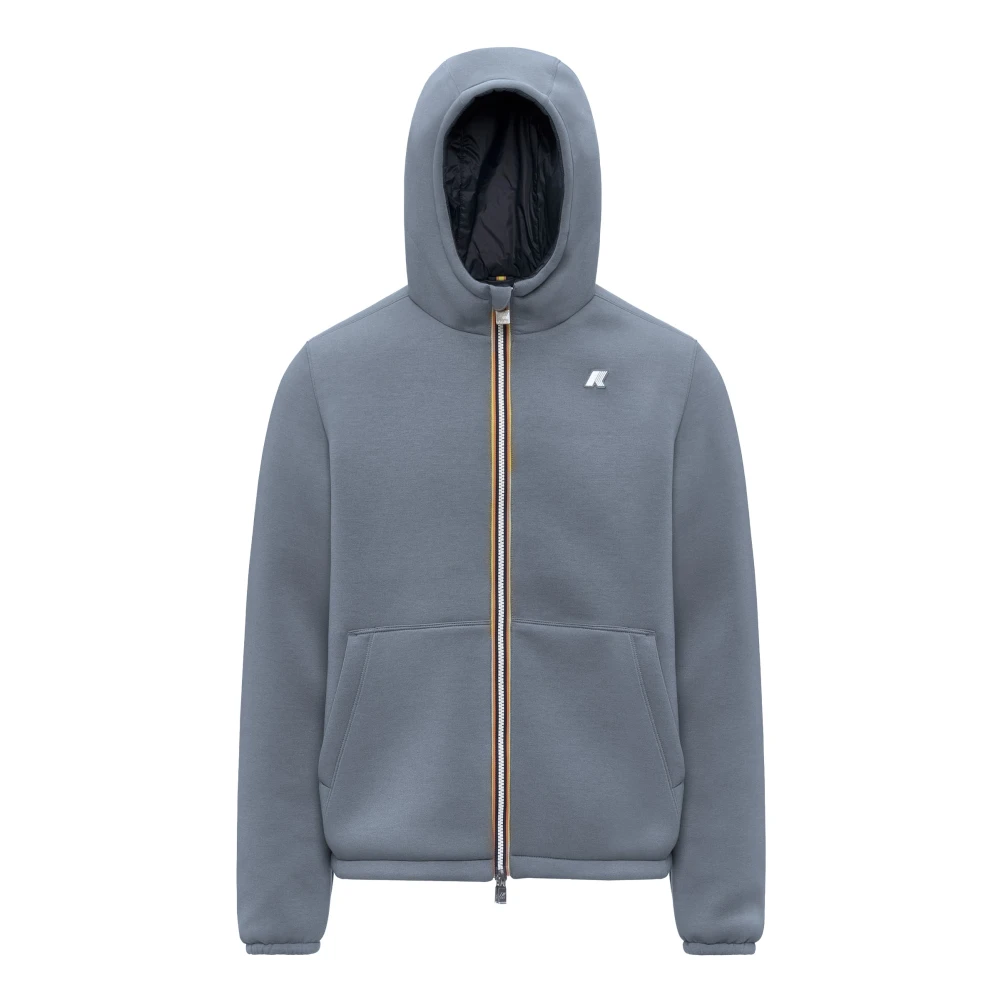 K-Way Giacca Con Cappuccio Rev Jack Spacer Nylon Double Uomo - Immagine 2