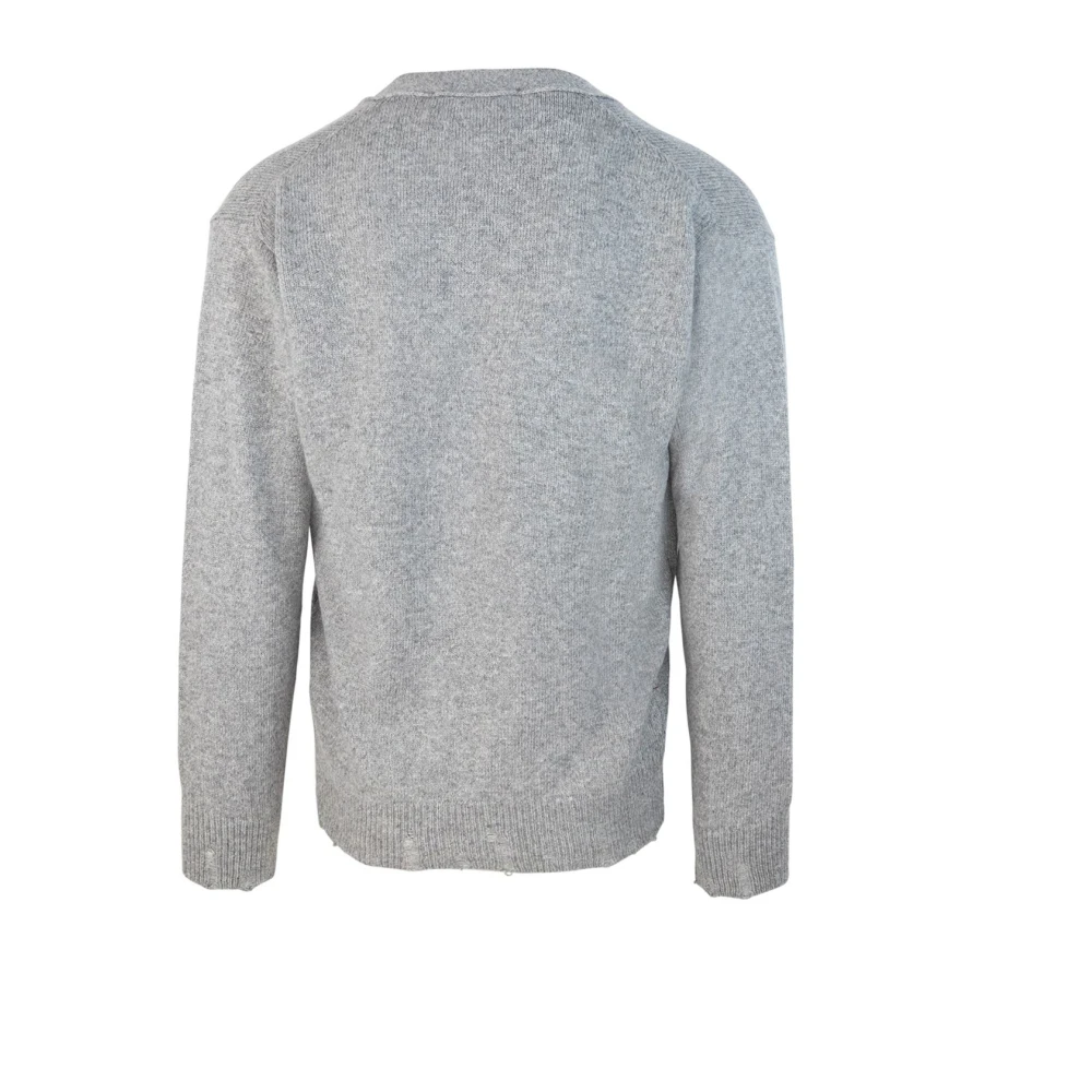 Amaránto V-hals Ribtrui Grijs Gray Heren
