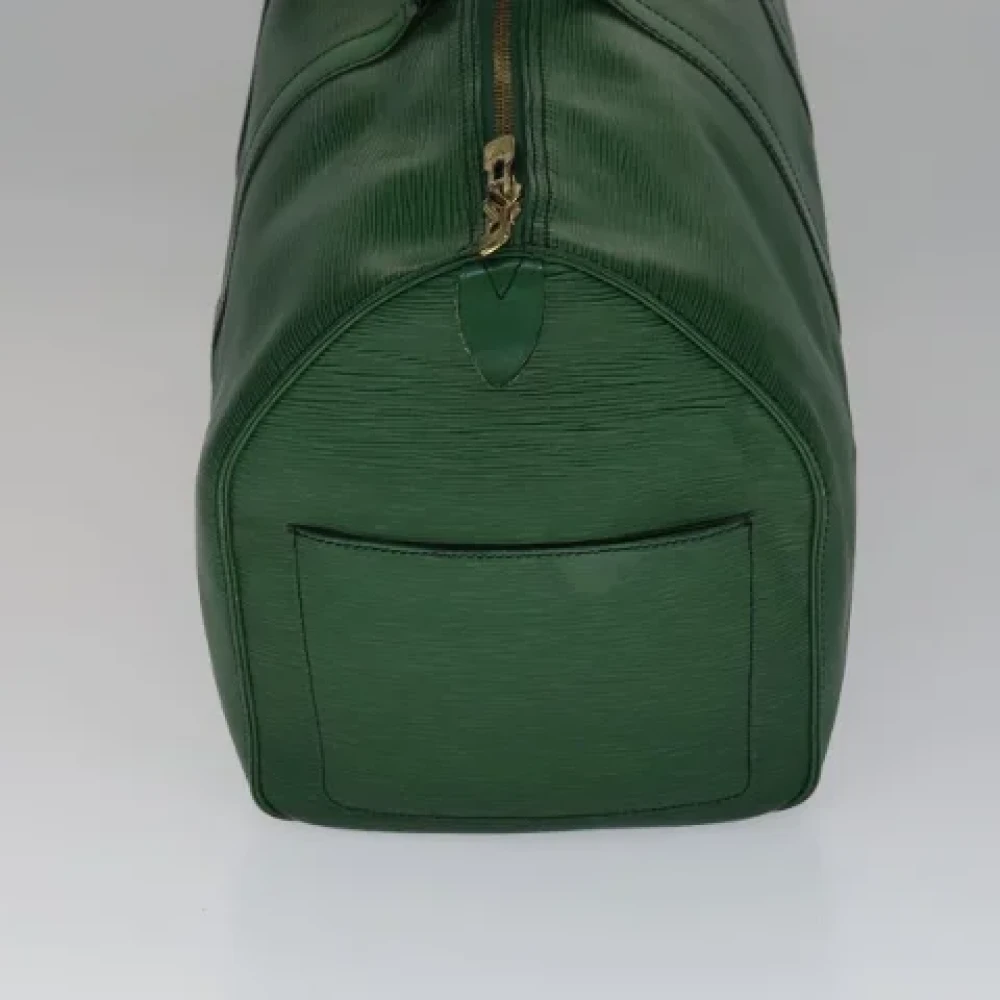 Louis Vuitton Vintage Pre-owned Leather travel-bags Green Dames