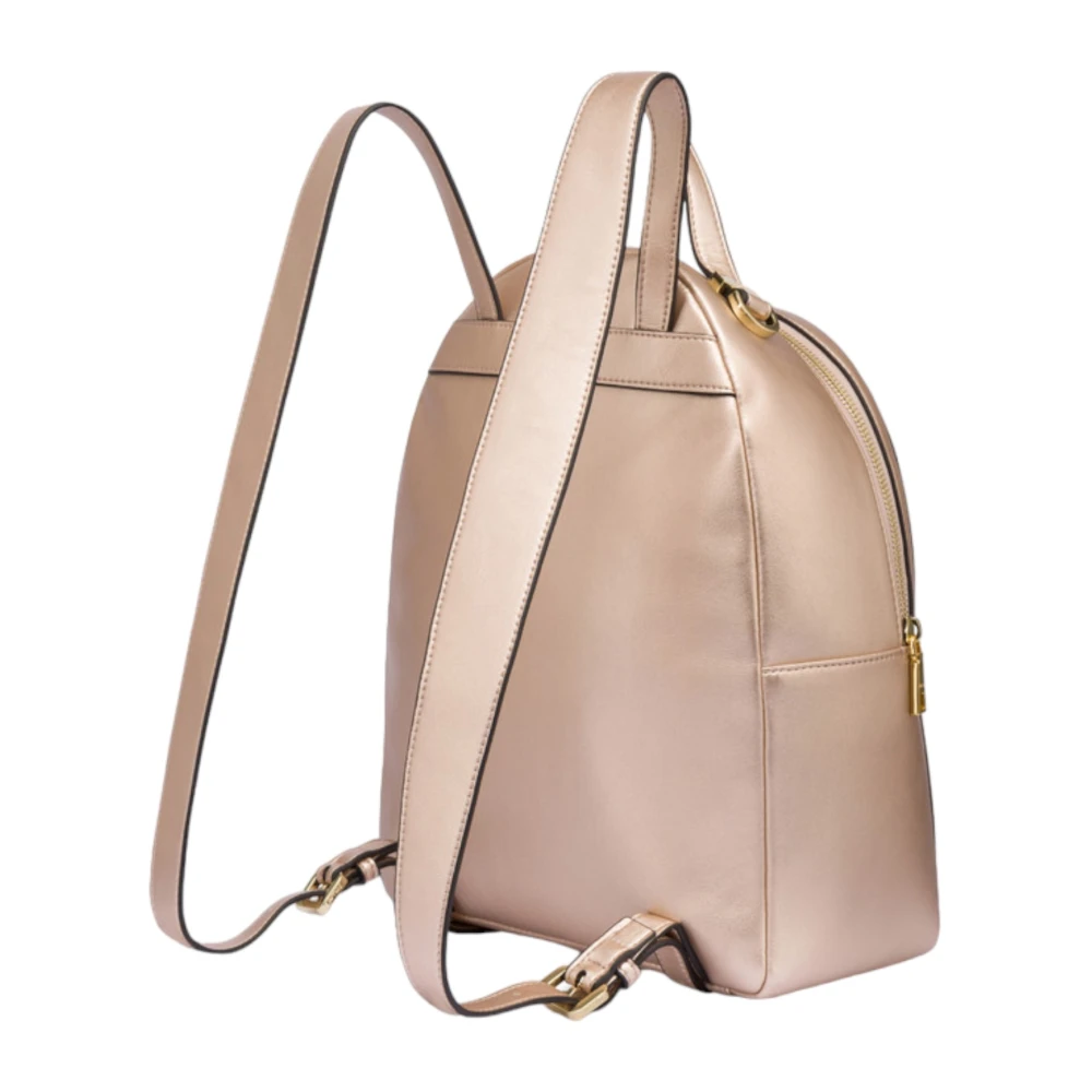 Pollini Rose Gold Gewatteerde Rugzak Pink Dames