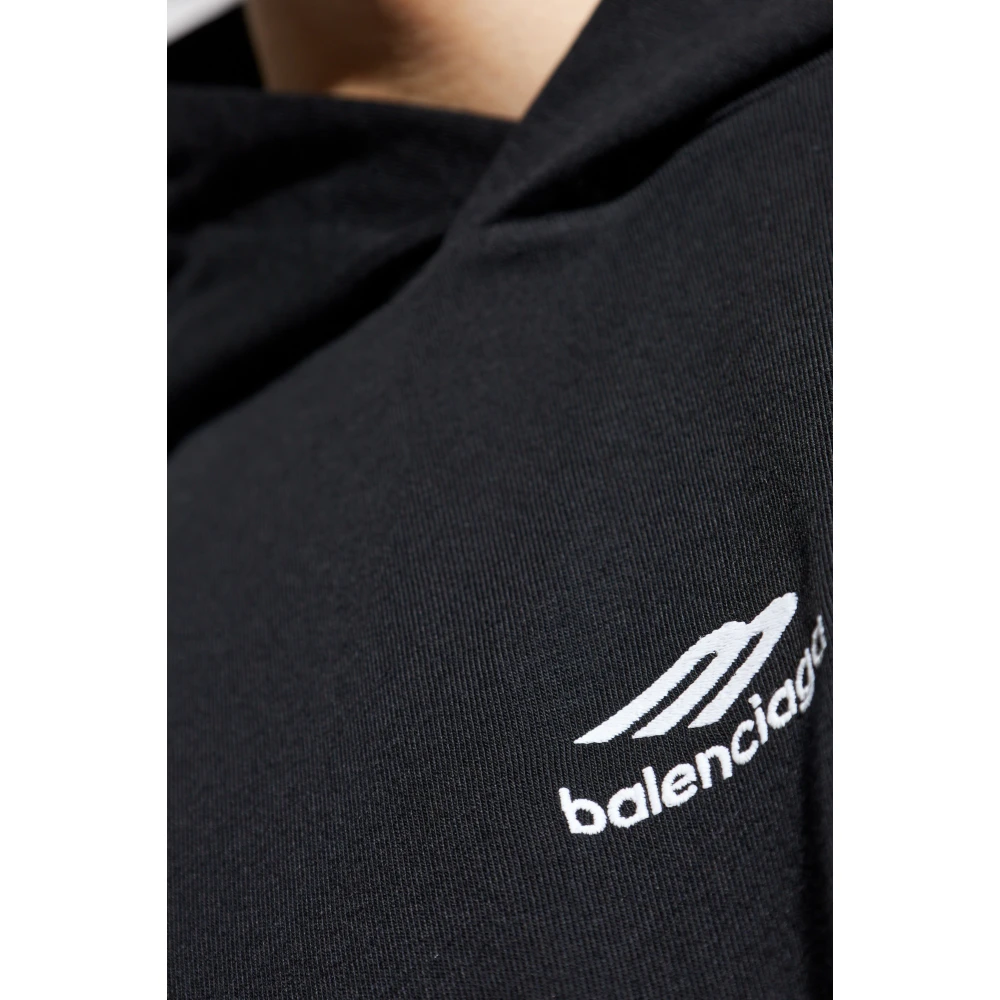 Balenciaga T-shirt uit de Skiwear collectie Black Heren