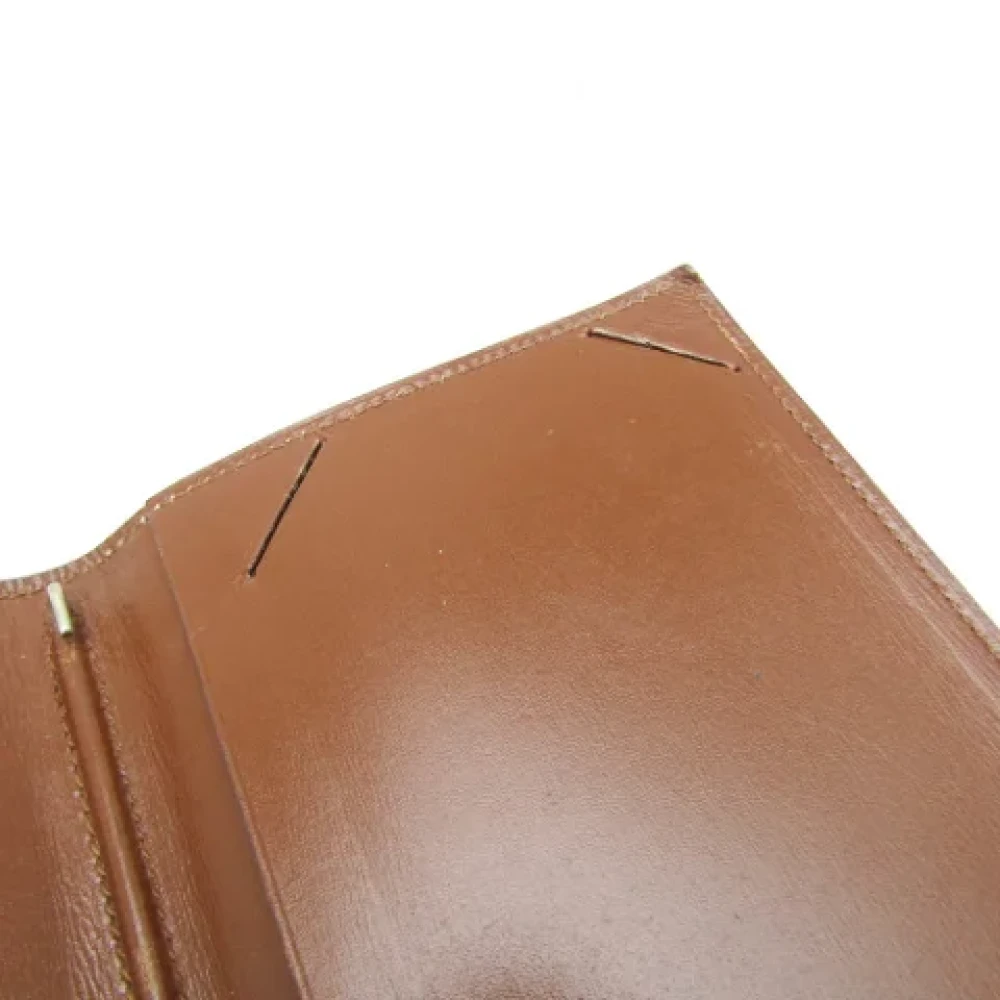 Hermès Vintage Pre-owned Leather home-office Brown Dames