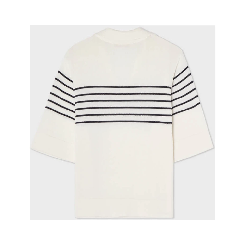 Busnel Gestreepte Top Beige Dames