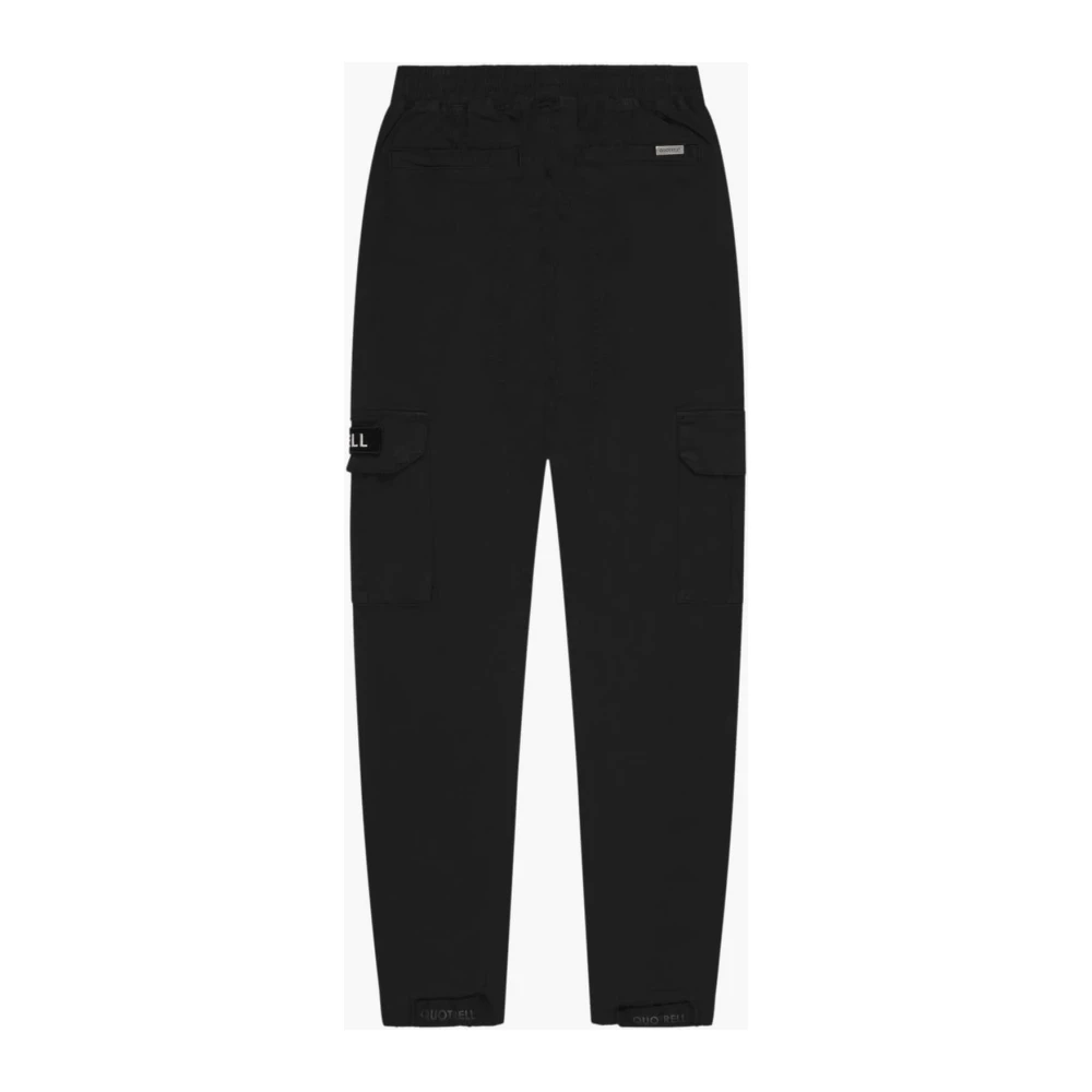 Quotrell Cargo Broek in Zwart Black Heren