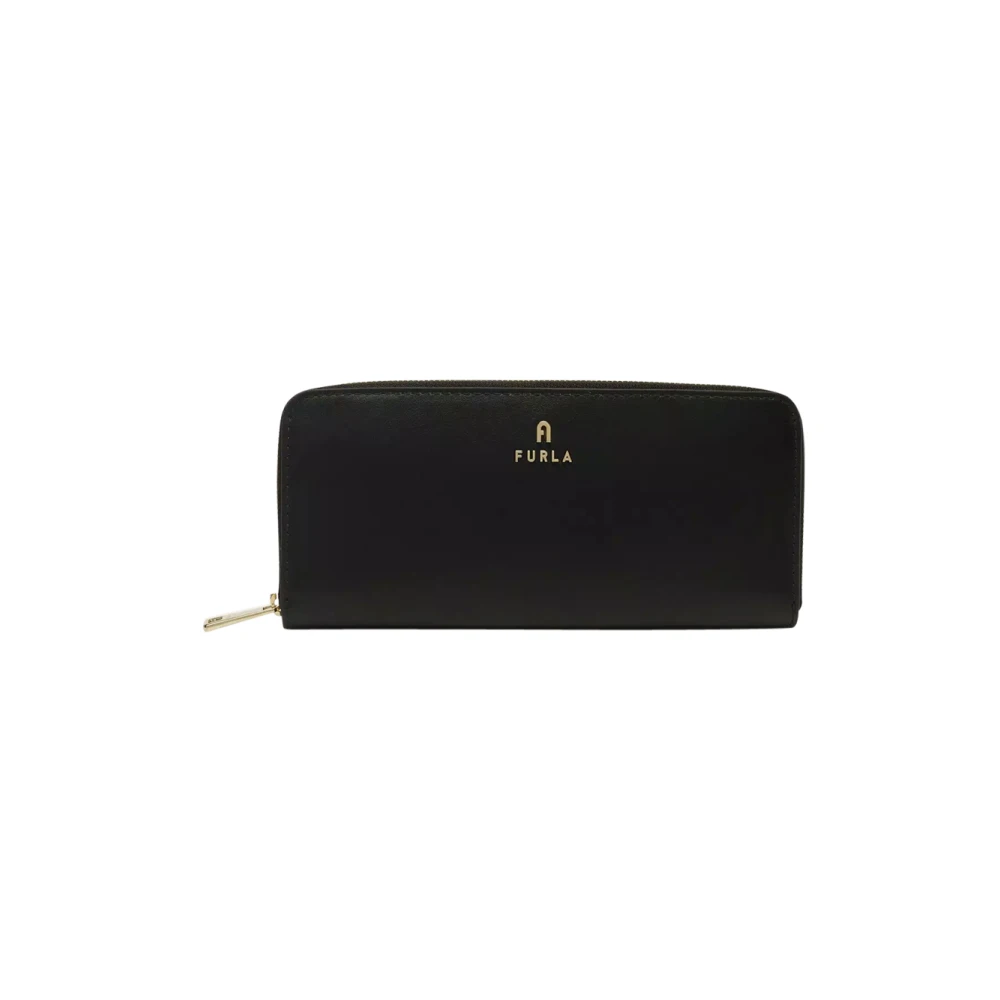 Furla Donna Nero Portafoglio Con Zip Camelia