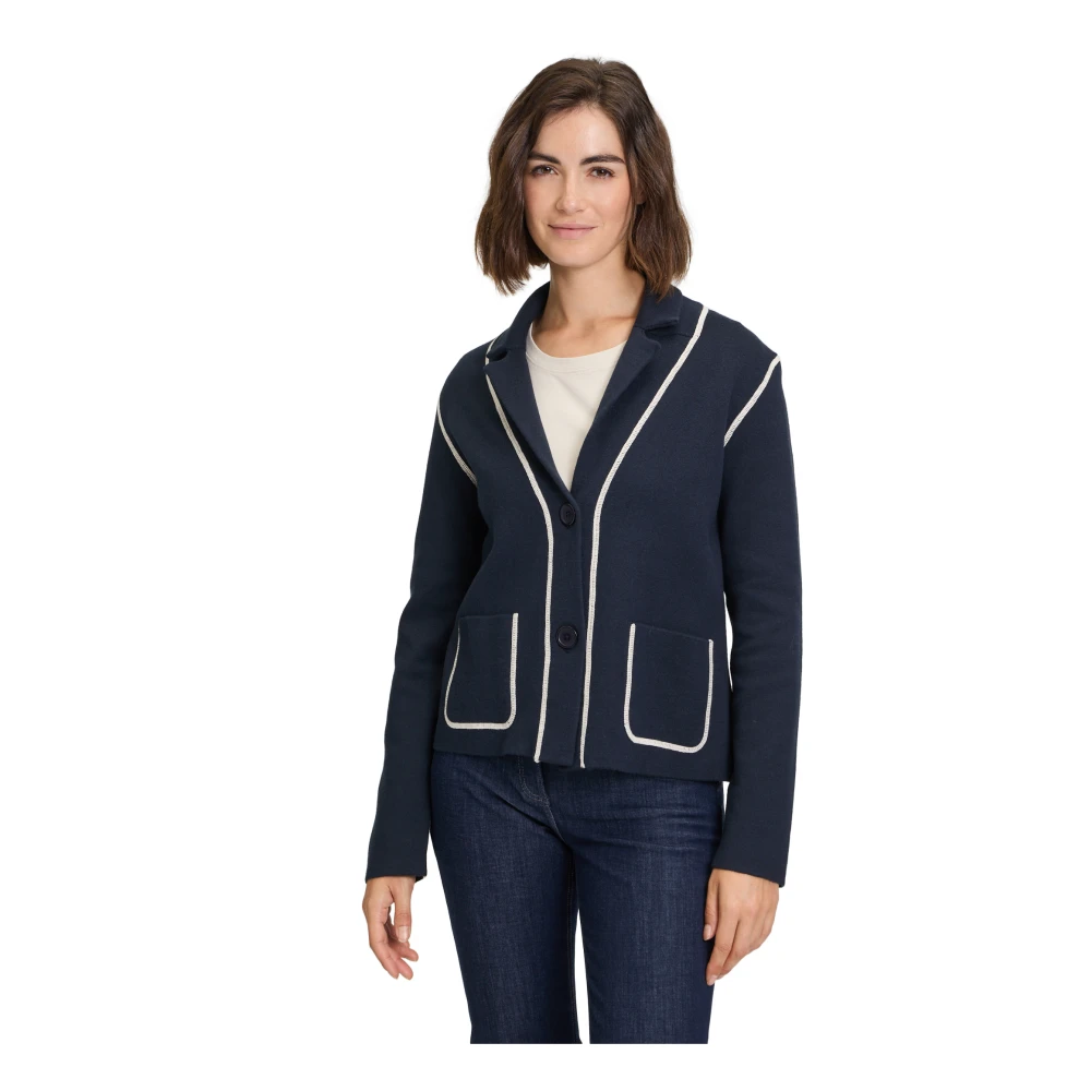 Betty Barclay Elegante Langarm Cardigan Blue Dames