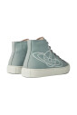 pearl-grey-high-top-sneakers-logo