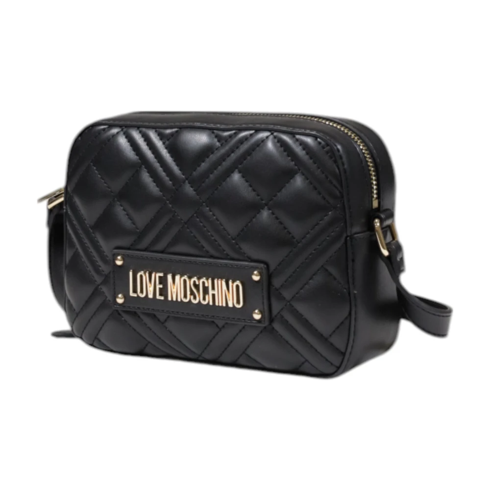 Love Moschino Zwarte handtas met enkelband Black Dames