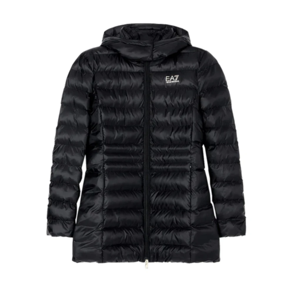 Emporio Armani Ea7 Donna Nero Giacche, L, New,