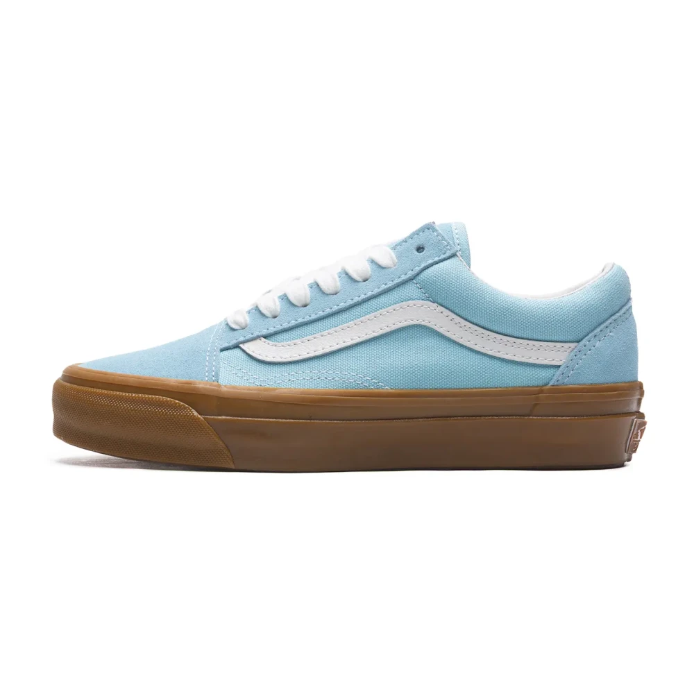 Vans Blue Sneakers, Male, 8 1/2 Uk, Crystal Trainers