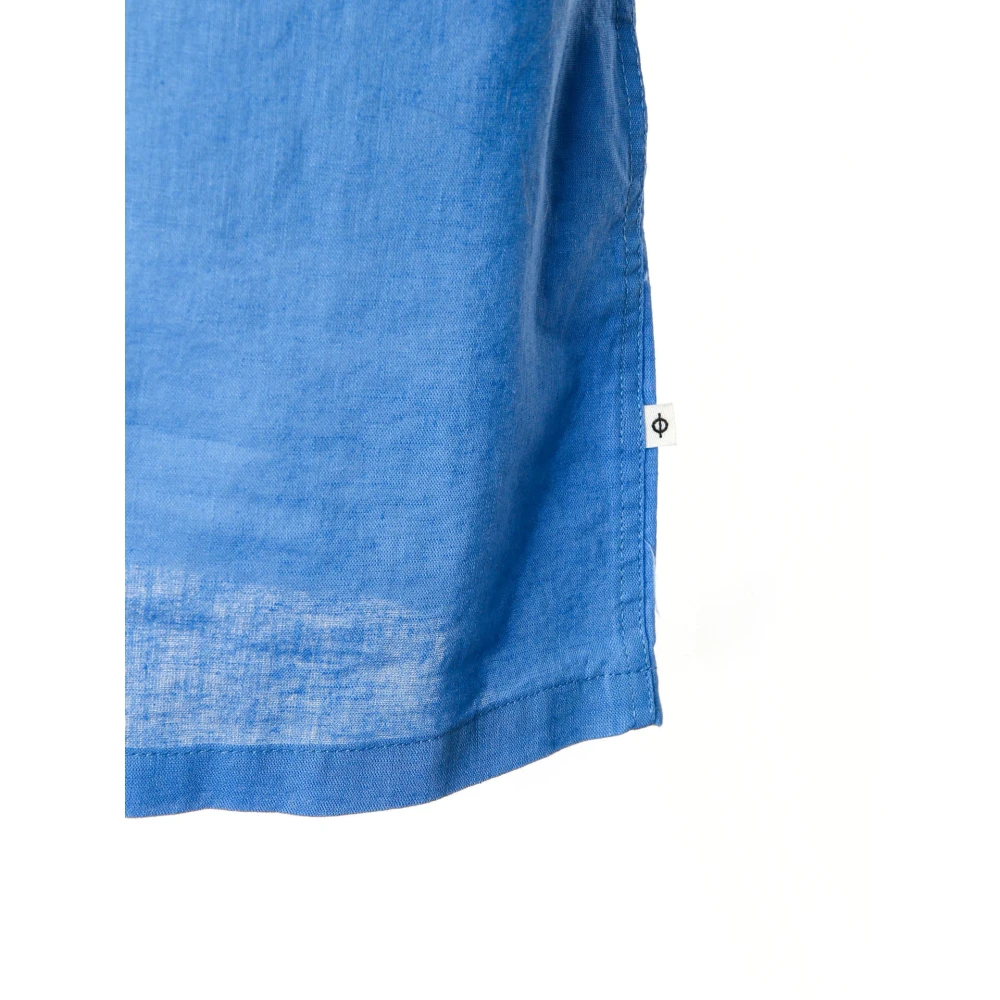 Samsøe Short Sleeve Shirts Blue Heren