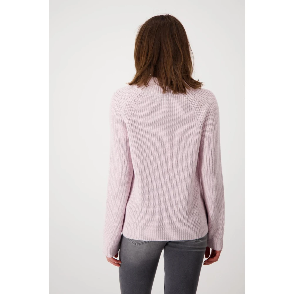 monari Stijlvolle Pullover Sweater Pink Dames