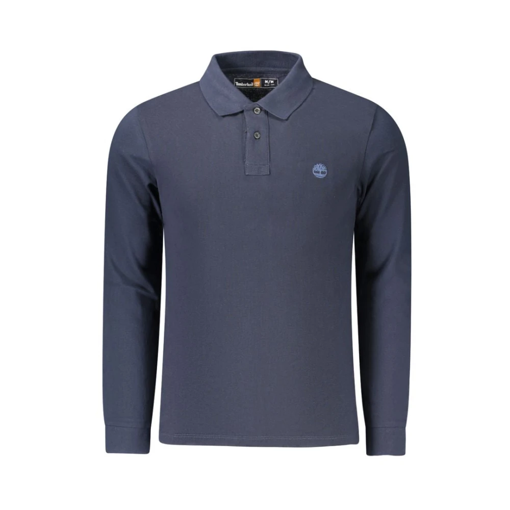 Timberland Men's Blue Polo Shirts, S, Cotton Polo Shirt