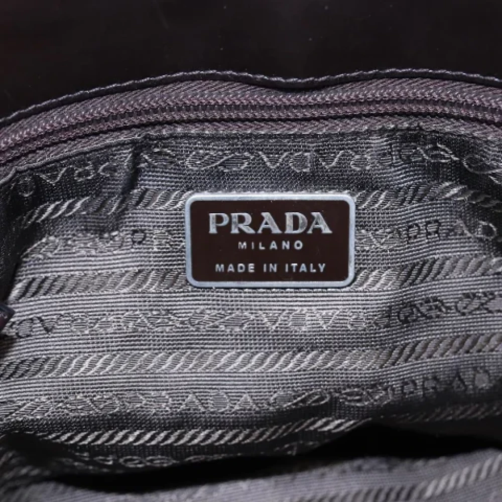 Prada Vintage Pre-owned Fabric totes Green Dames