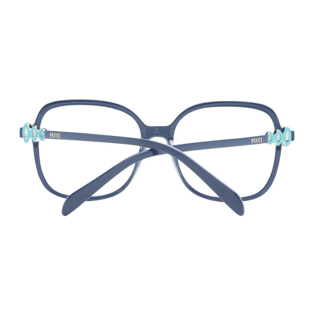 EMILIO PUCCI Blauwe Vierkante Optische Brillen voor Vrouwen Blue Dames