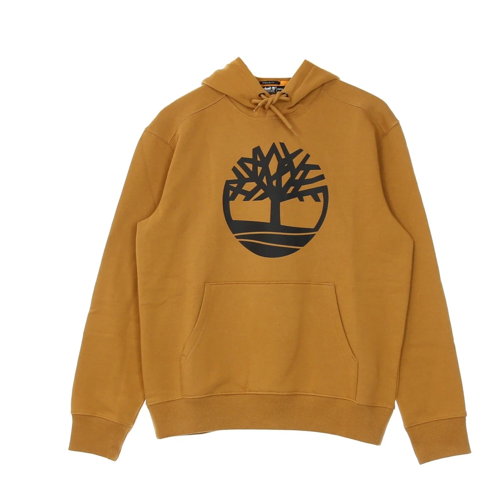Timberland Brown Hoodies, Male, S, Core Logo Hoodie
