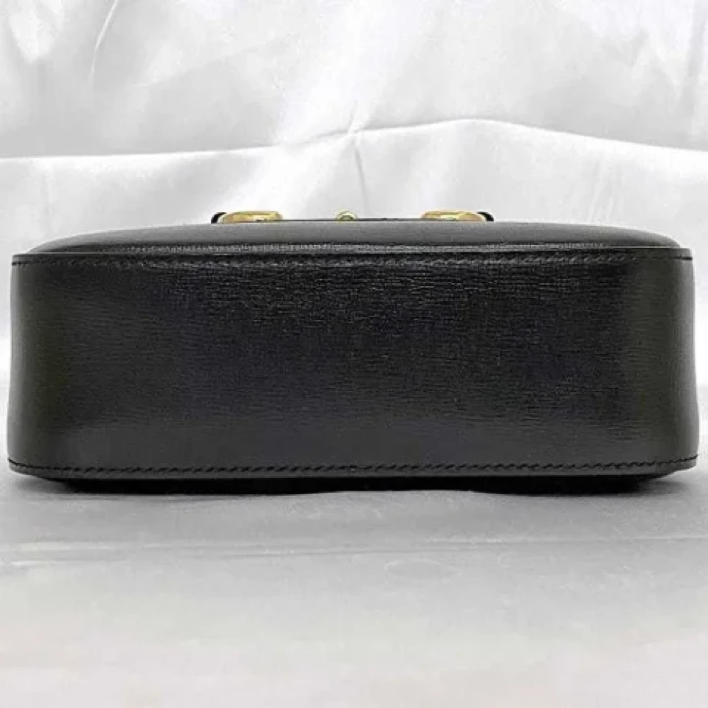 Gucci Vintage Pre-owned Leather shoulder-bags Black Dames