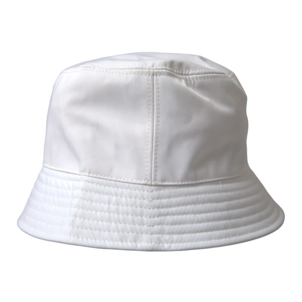 Dolce & Gabbana Witte Katoenen Emmerhoed Mannen White Heren