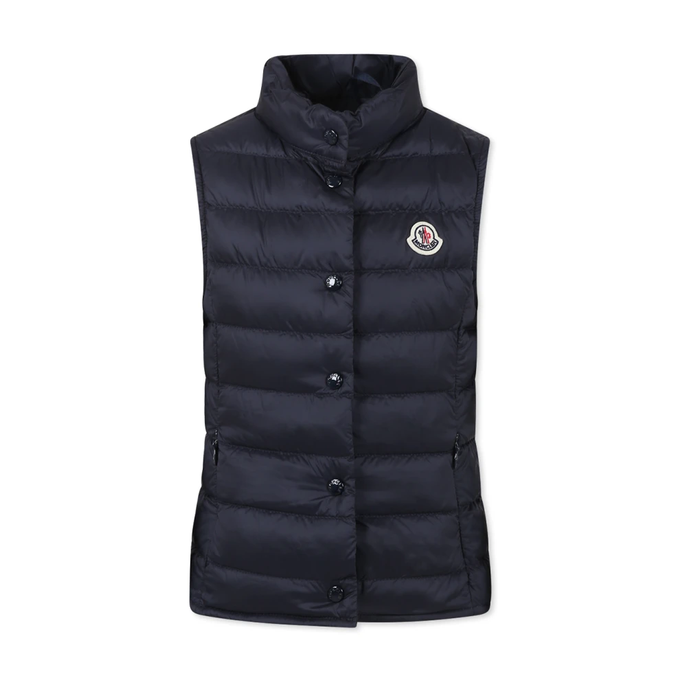 Moncler Quiltad Blå Lättvadderad Väst Blue, Unisex