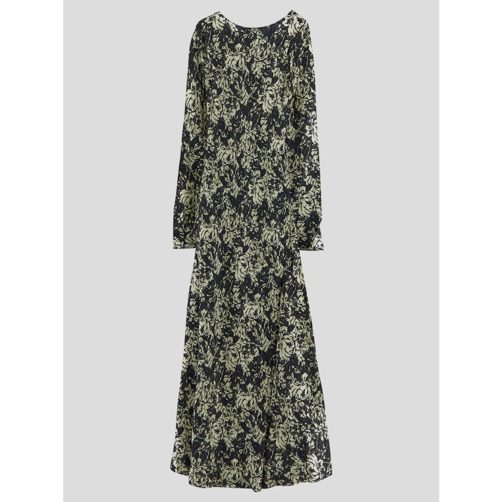 Ganni Elegante Vrouw Jurk Mode Black Dames