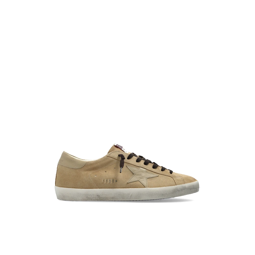 Golden Goose Men's Beige Super-Star Classic With List - Sneakers - 6 Uk - Shoes