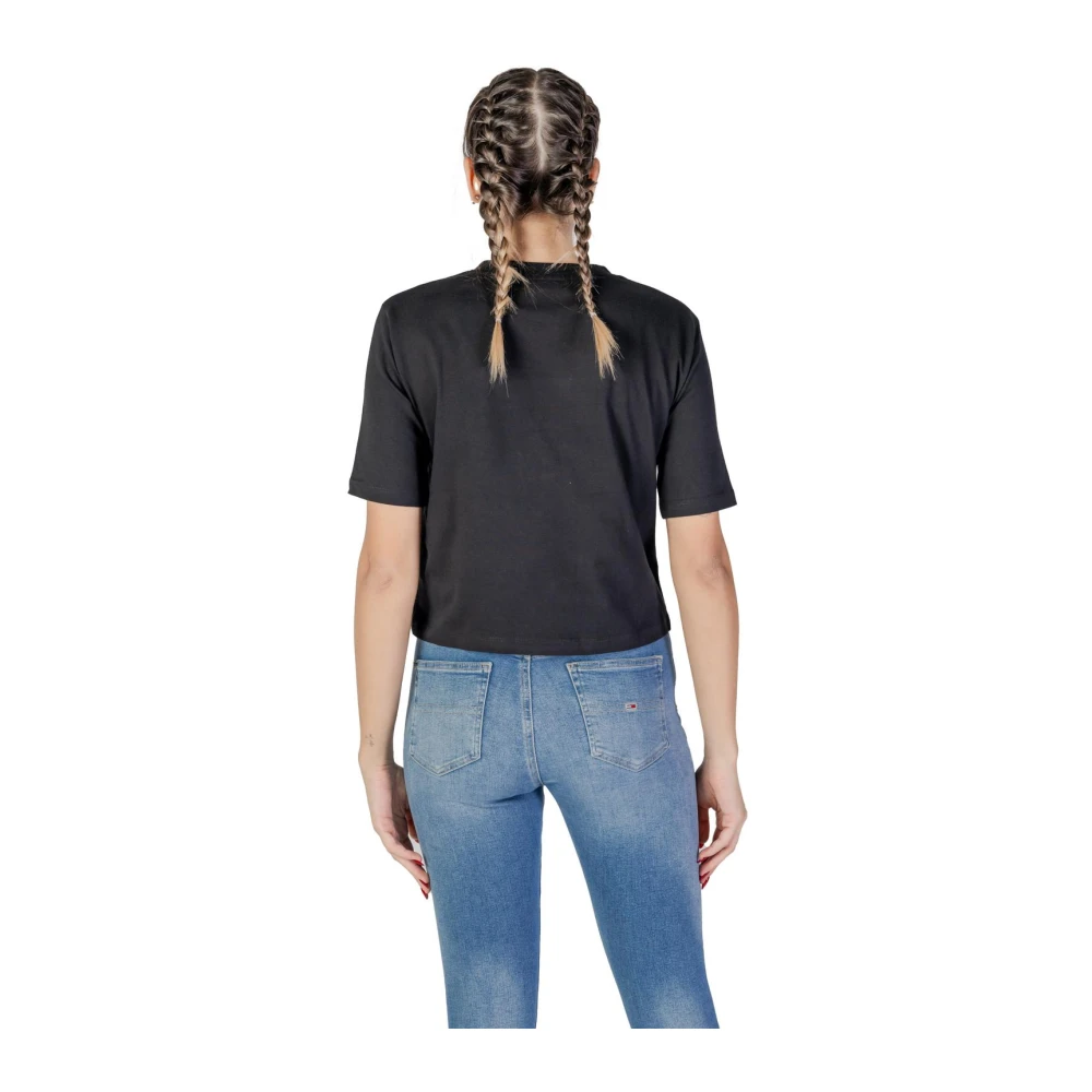 Guess Bear Heart Design T-Shirt Black Dames