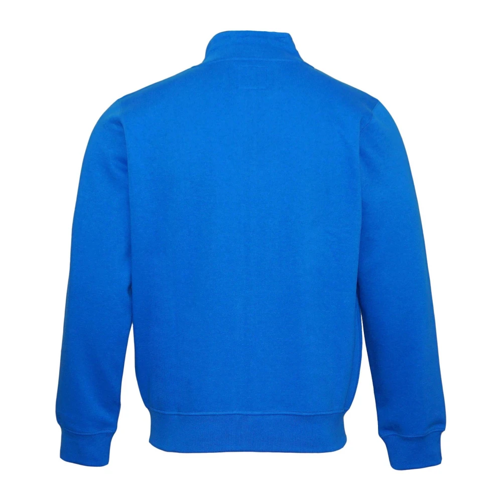 U.s. Polo Assn. Heren Sweatjacket met Rits Stijlvolle Jas Blue Heren