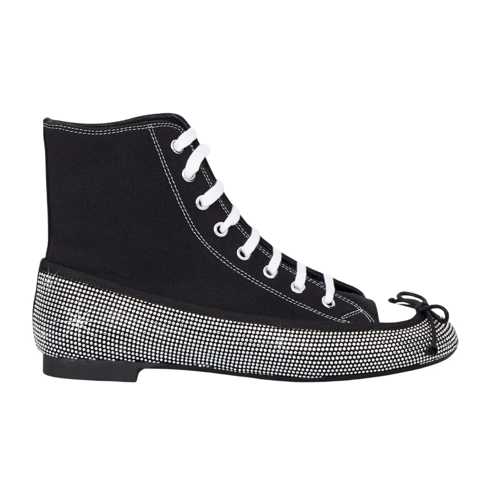 Marco De Vincenzo Canvas Ballerina Sneakers Dames Schoenen Zwart