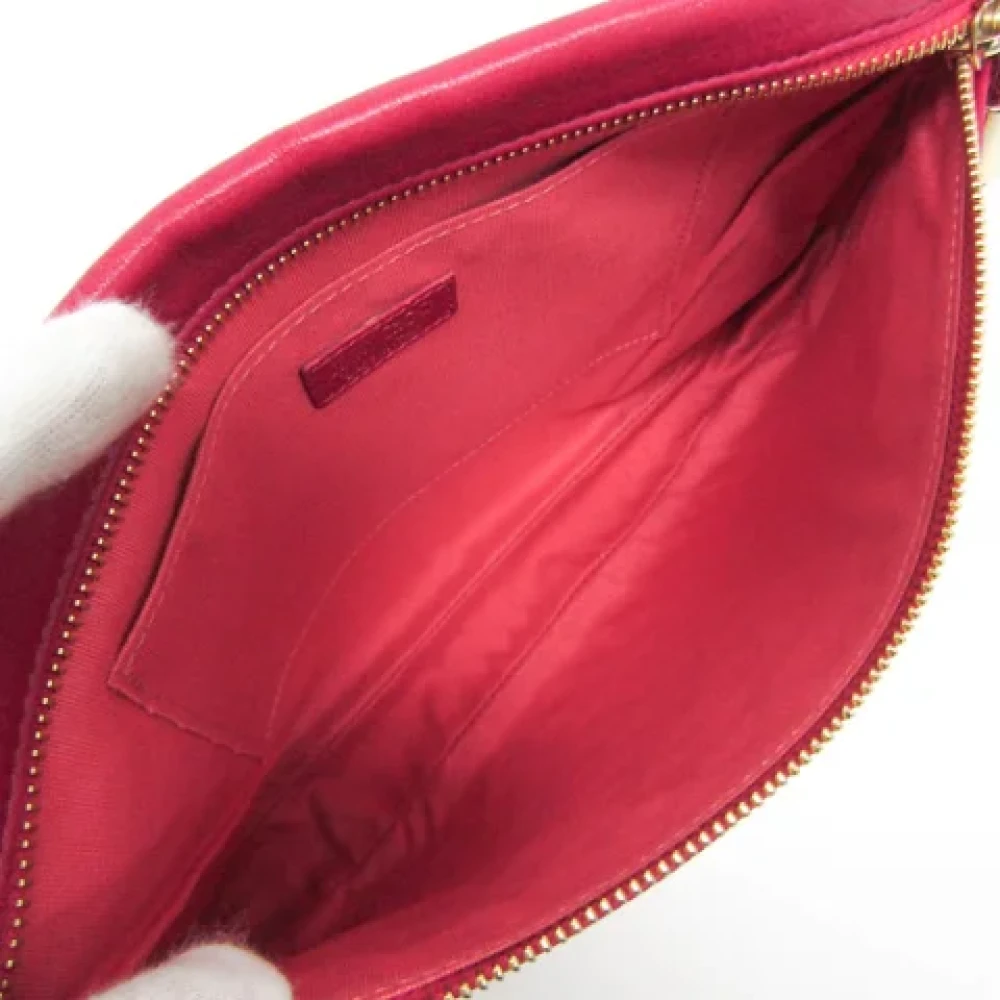 Jimmy Choo Pre-owned Leather clutches Pink Dames