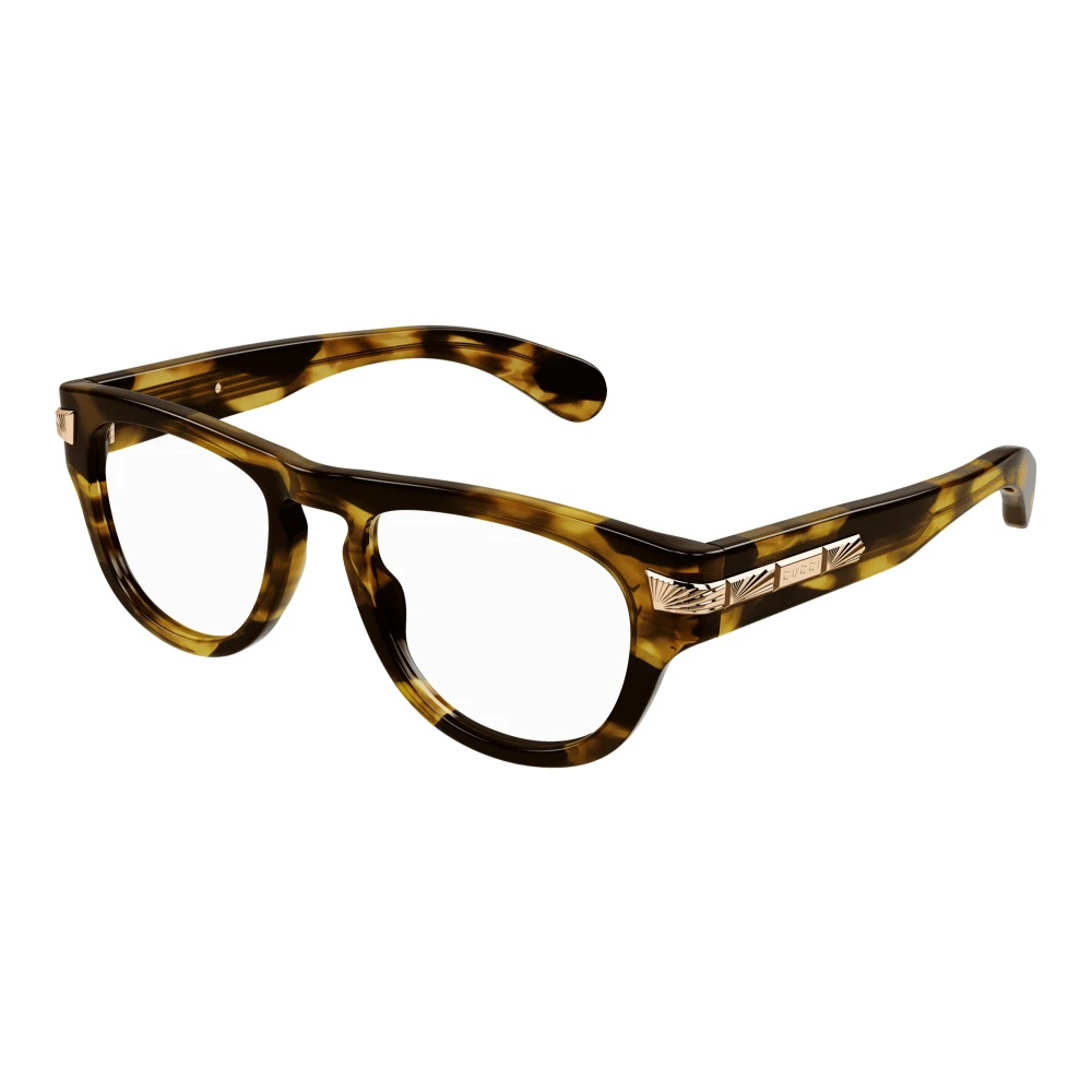 Gucci Men's Brown Glasses, 51 Mm, Oval Optical Frame