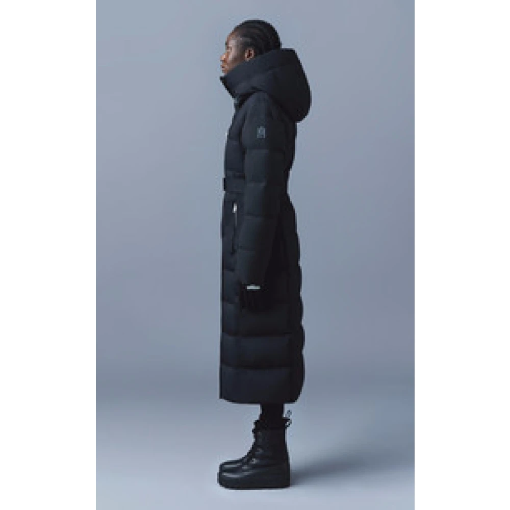 Mackage Long Shyla-NF Zwarte Pufferjas Black Dames